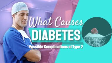 Featured image text: "What Causes Diabetes"
