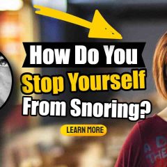 Image text: "How stop yourself from snoring".