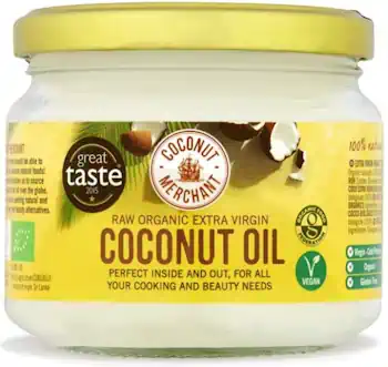 Illustration of a Food-grade Coconut Oil product.