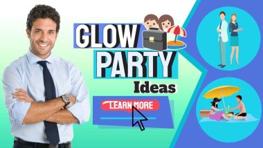Image text: "Glow Party Ideas".